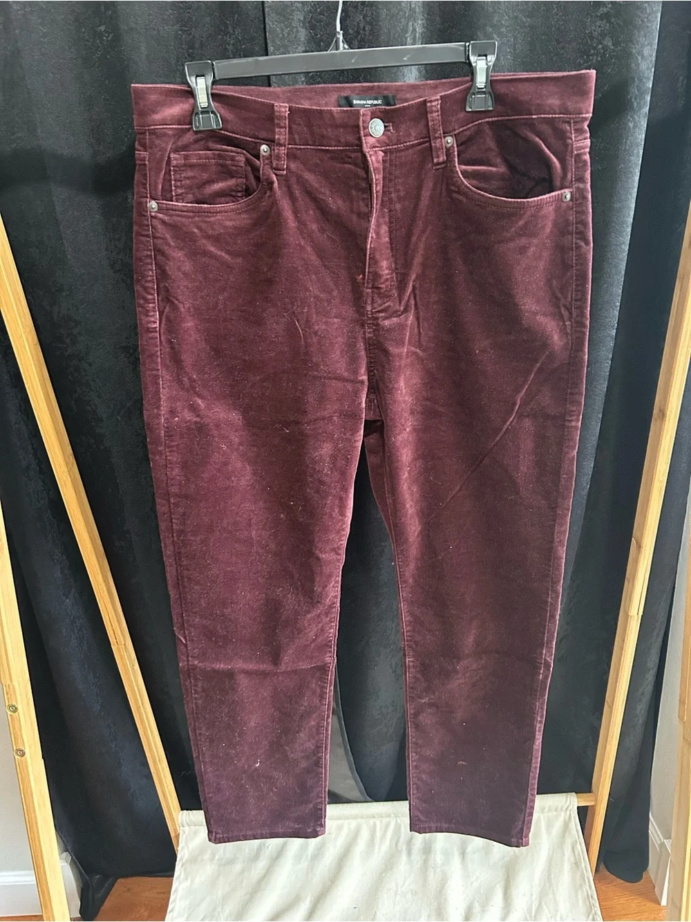 Banana Republic Women's Wine Corduroy Pants